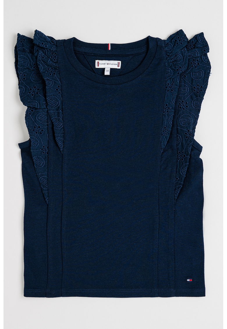 Памучна блуза с набирания Tommy Hilfiger