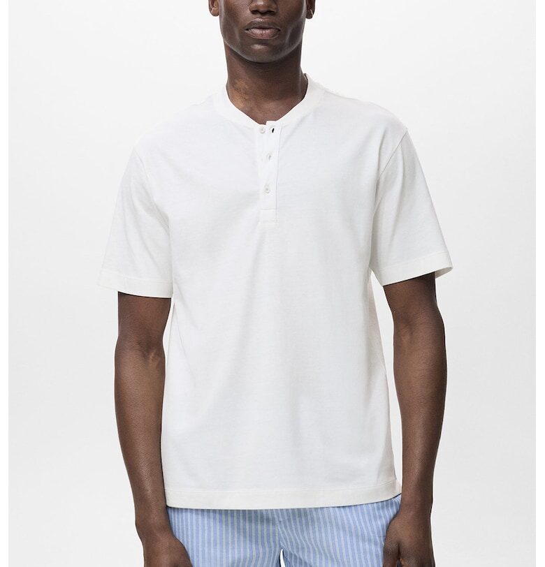 Памучна пижама с връзка Mango