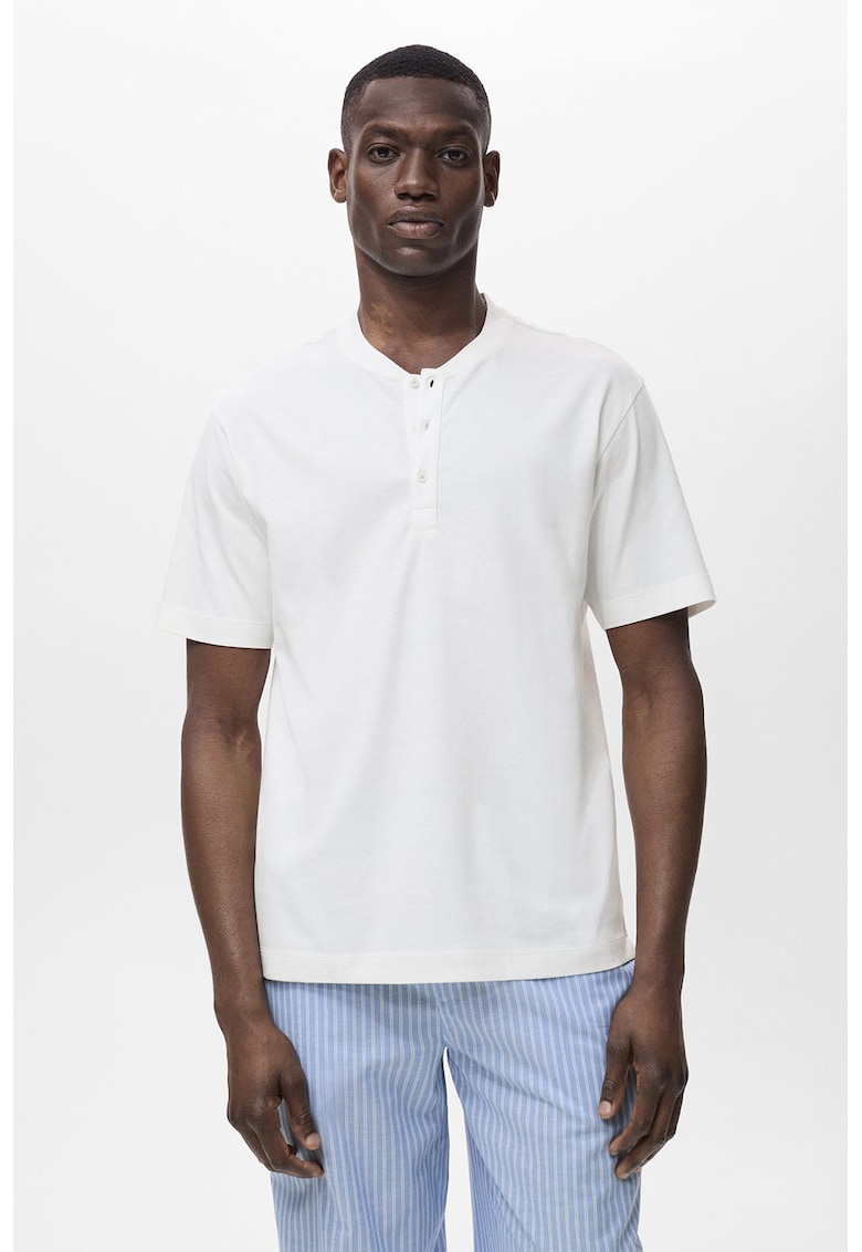 Памучна пижама с връзка Mango