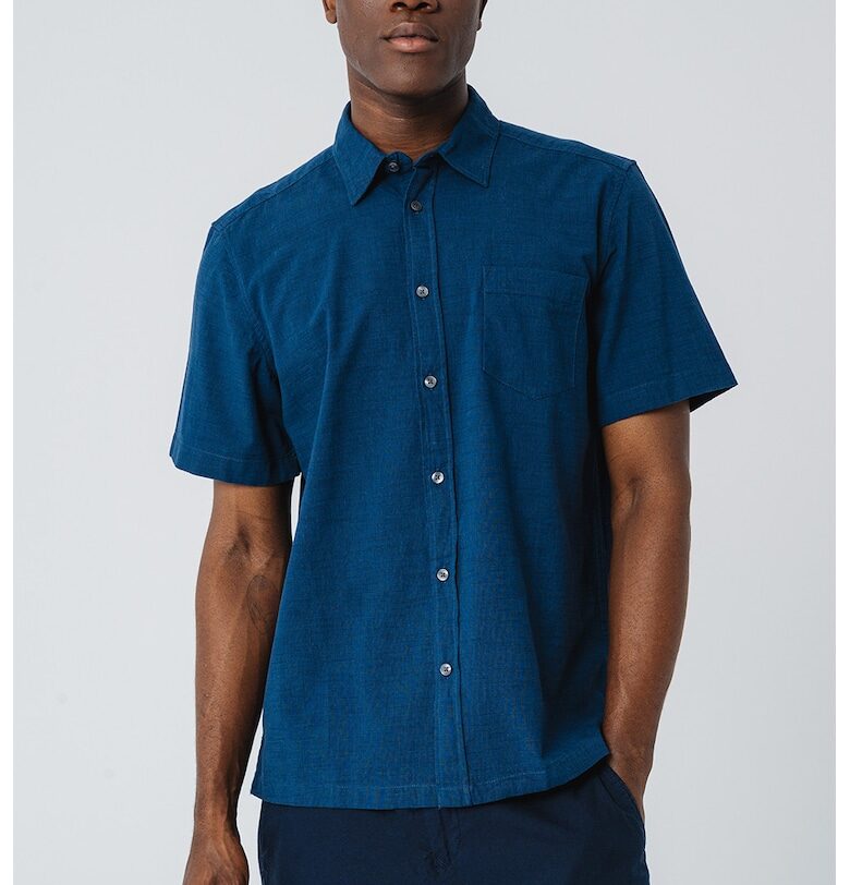 Памучна риза Darien с къси ръкави Mustang