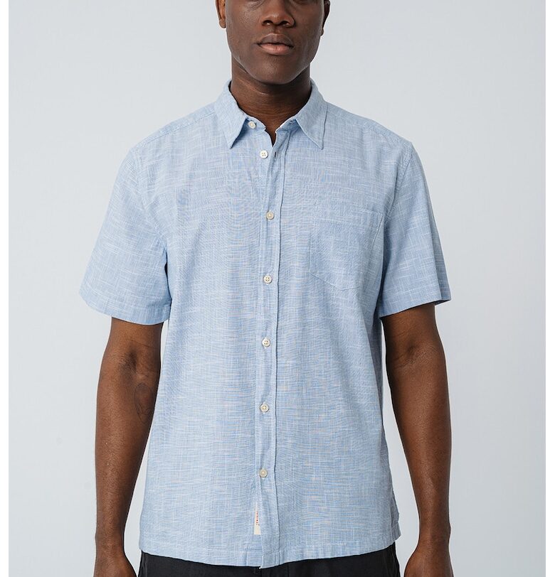 Памучна риза Darien с къси ръкави Mustang