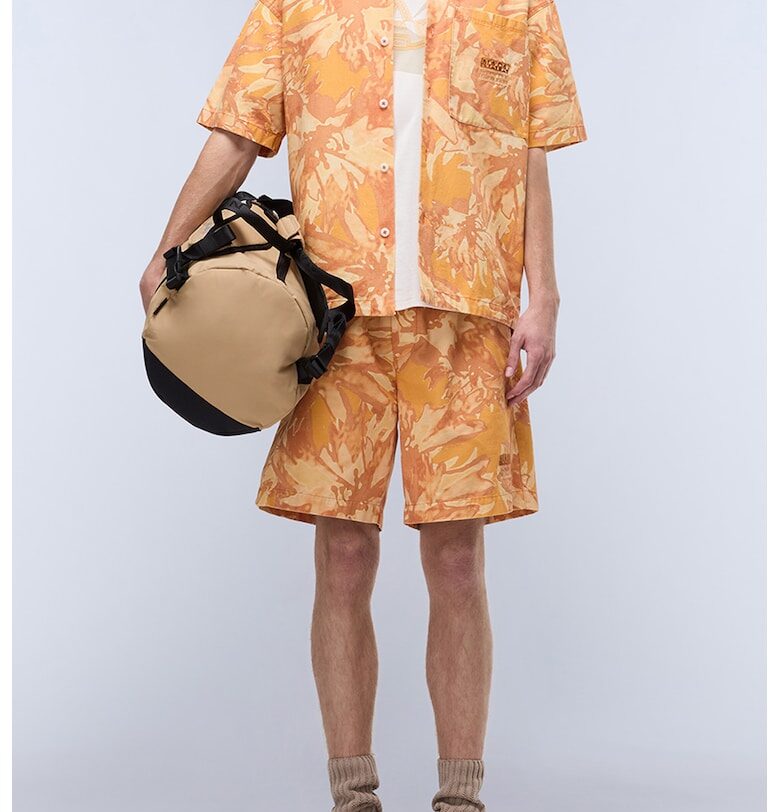 Памучна риза Talla с къси ръкави Napapijri