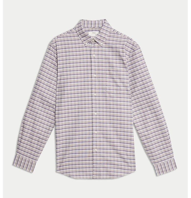 Памучна риза The Ultimate Oxford Marks  Spencer