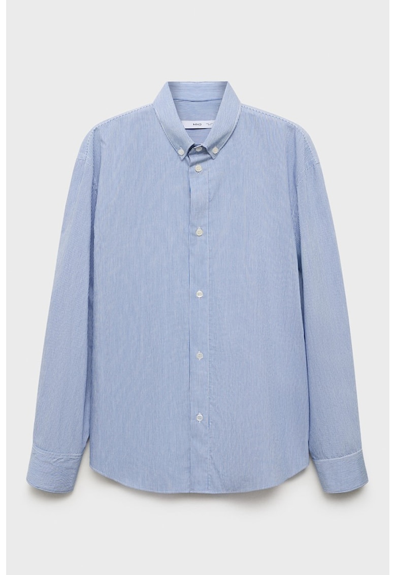 Памучна риза на райе Mango