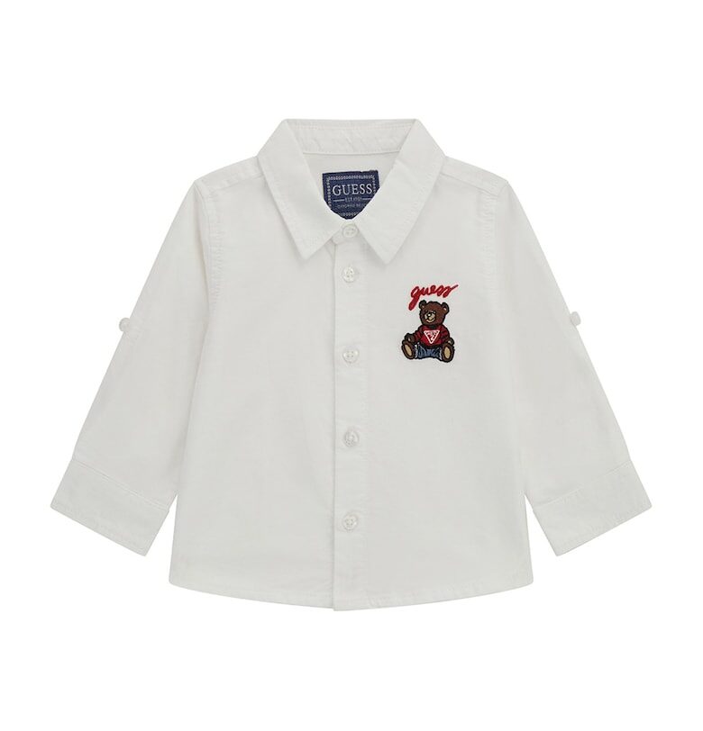 Памучна риза с бродирано лого GUESS KIDS