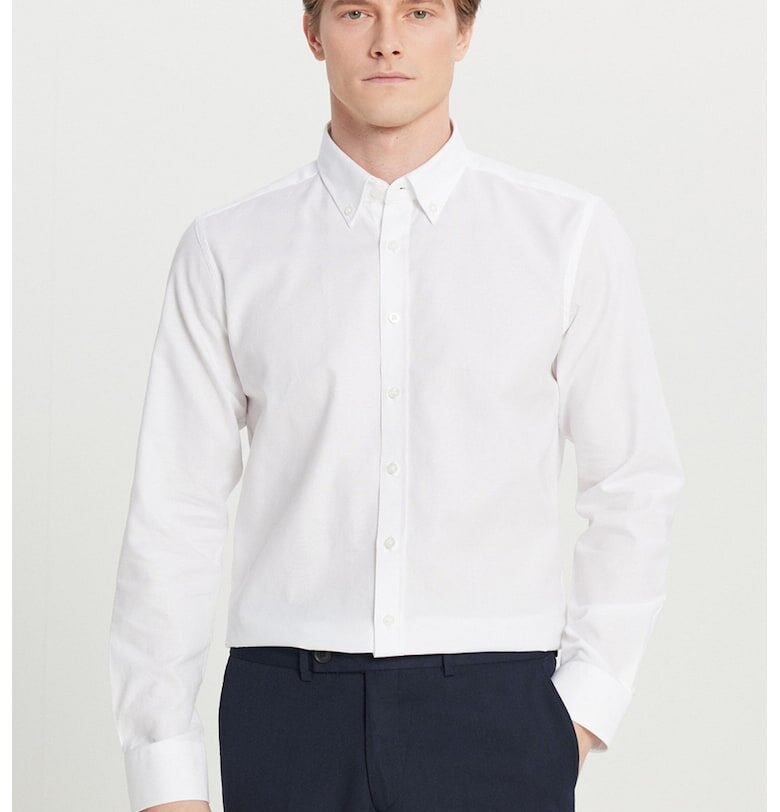 Памучна риза с дълги ръкави ACCo