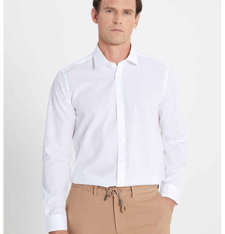 Памучна риза с дълги ръкави ACCo