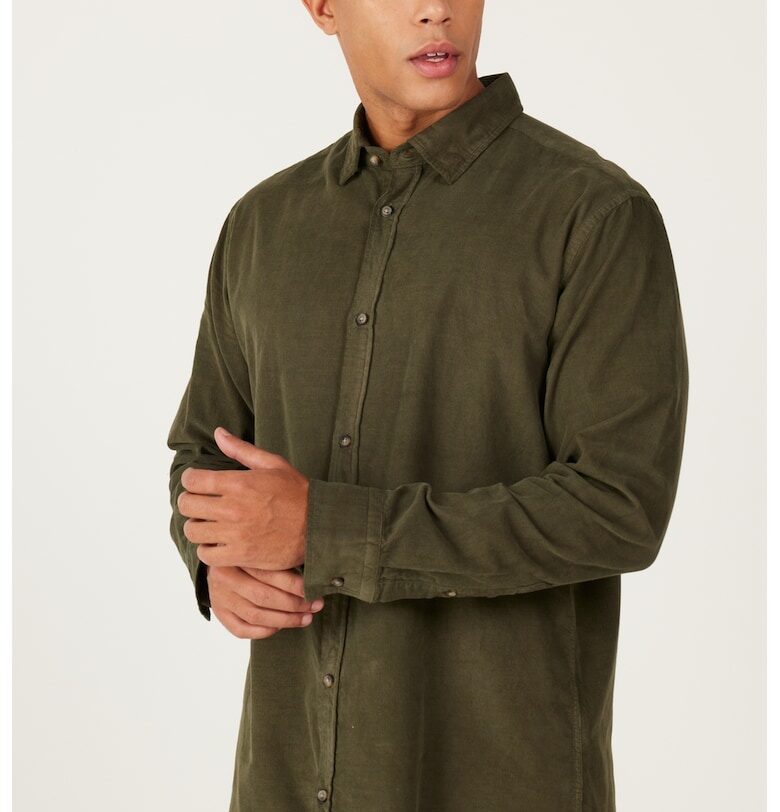 Памучна риза с дълги ръкави ACCo