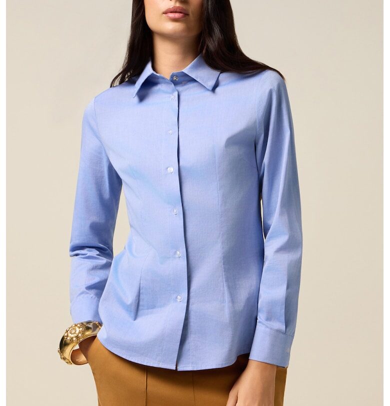 Памучна риза с дълги ръкави Oltre