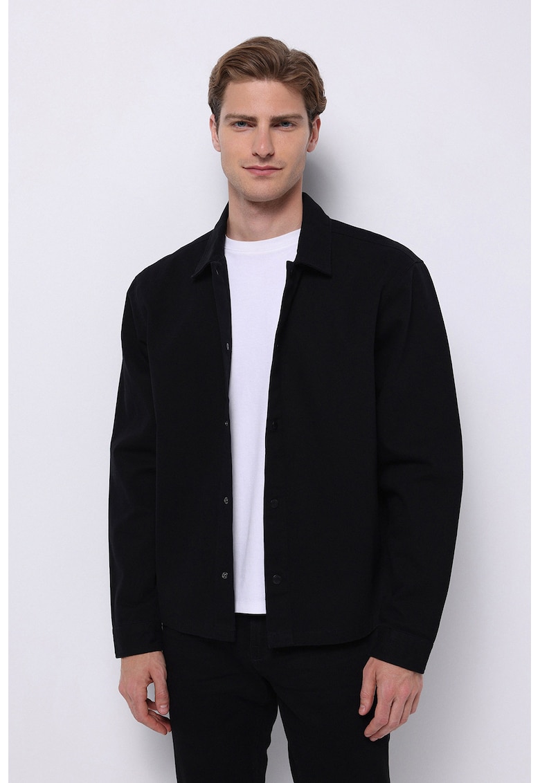 Памучна риза с капси COLINS