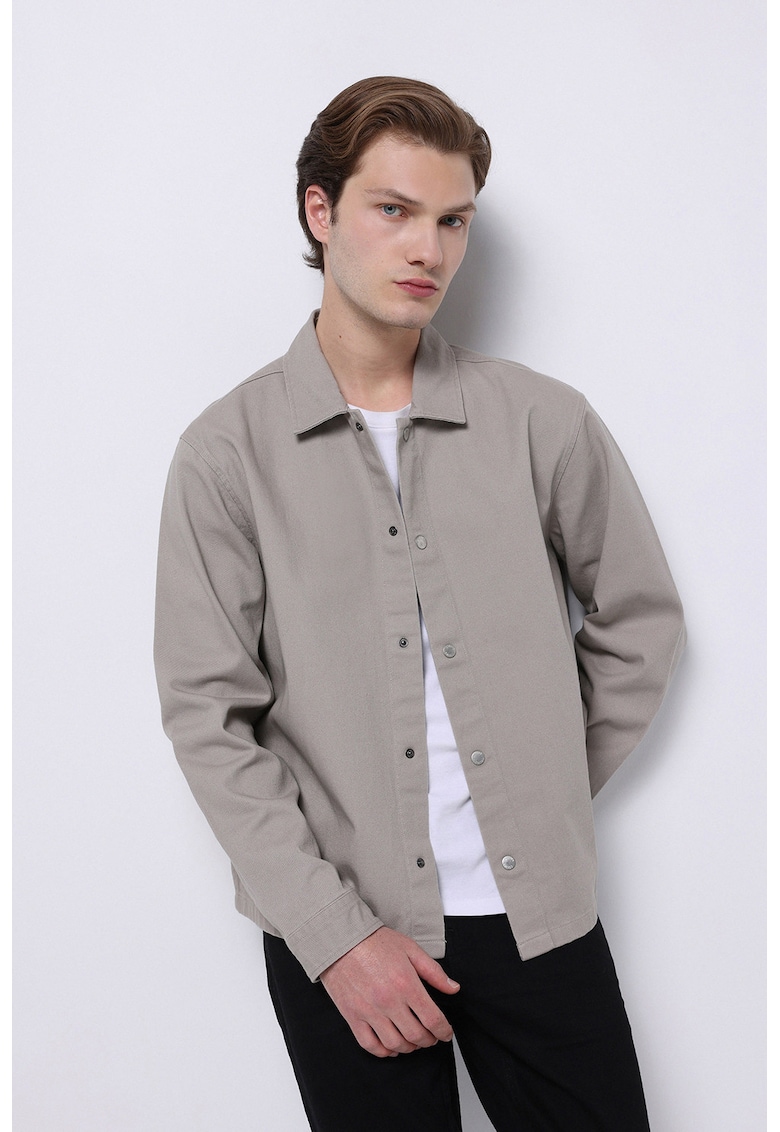 Памучна риза с капси COLINS