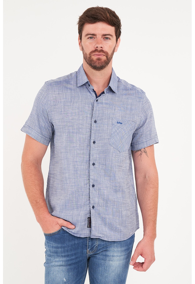 Памучна риза с къси ръкави Lee Cooper