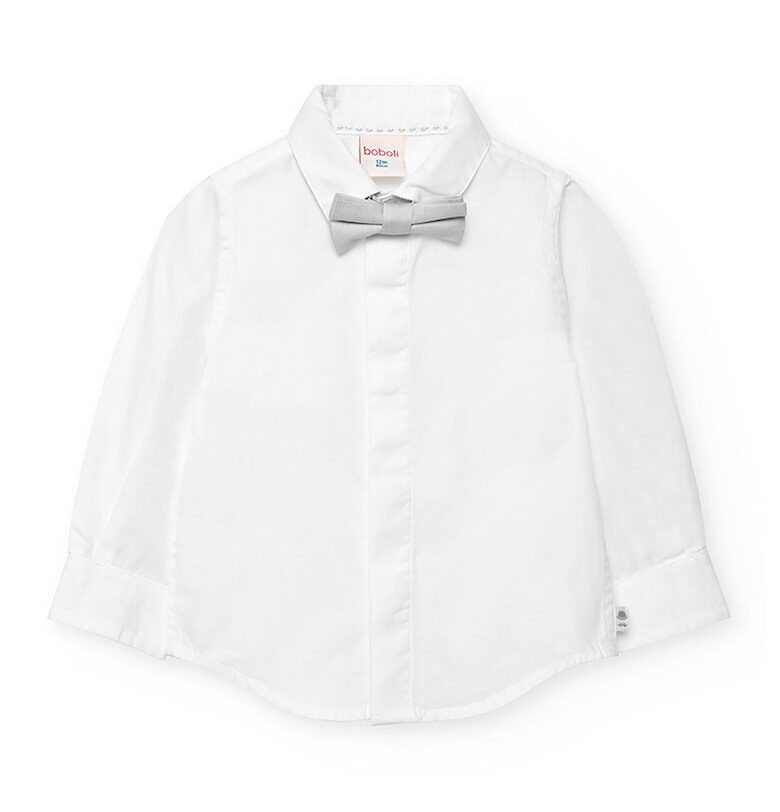 Памучна риза с папийонка boboli
