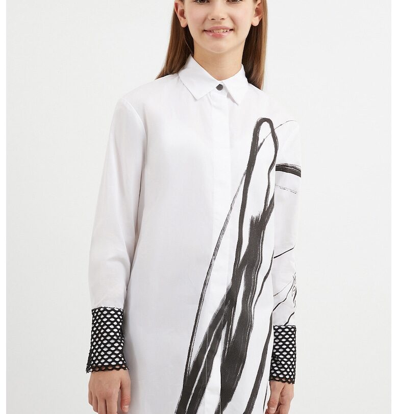 Памучна риза с райе GULLIVER