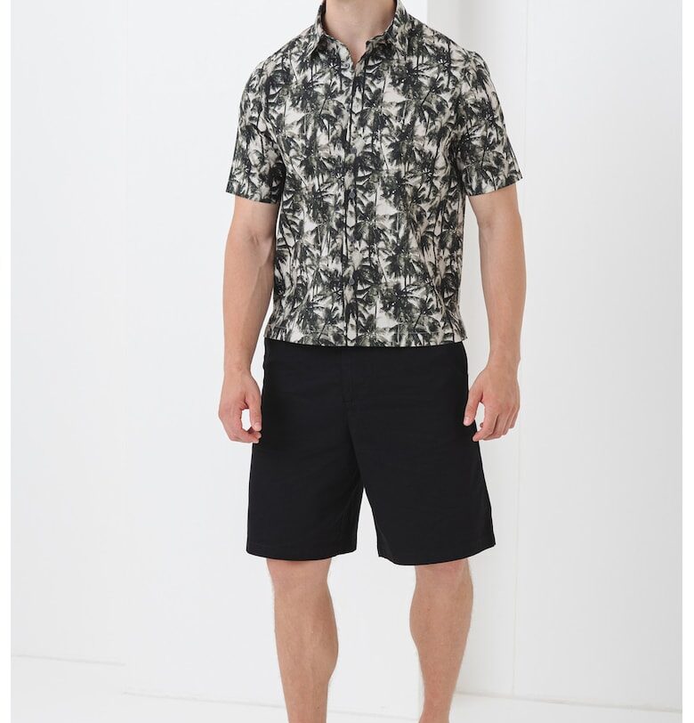 Памучна риза с тропически дизайн ARMANI EXCHANGE