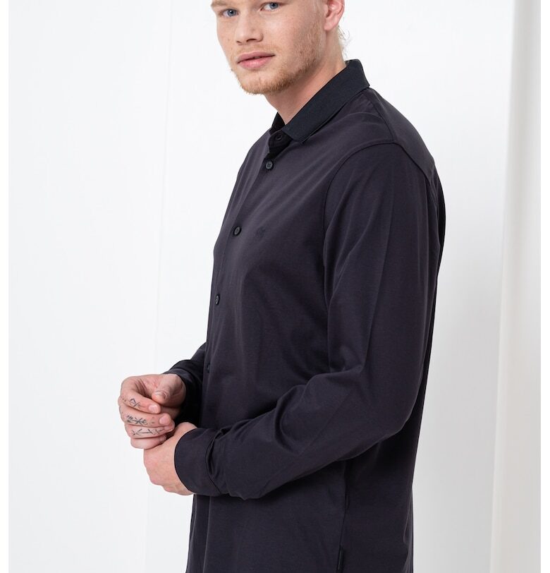 Памучна риза със свободна кройка ARMANI EXCHANGE