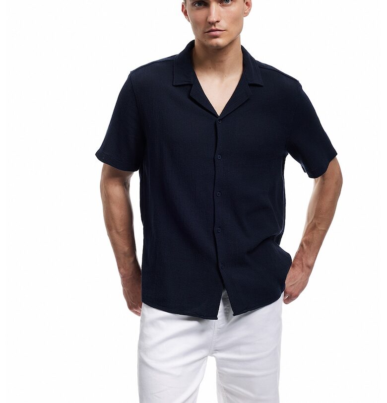 Памучна риза със свободна кройка KOTON