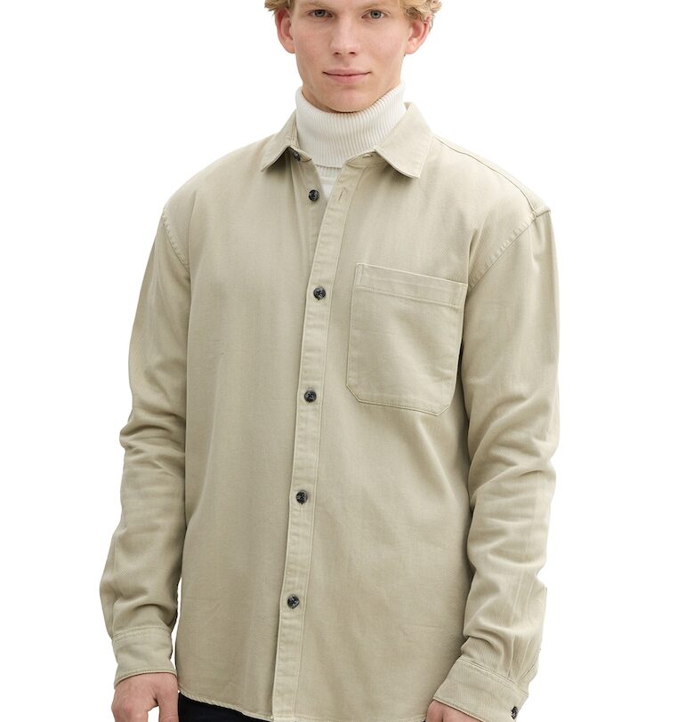 Памучна риза със свободна кройка Tom Tailor