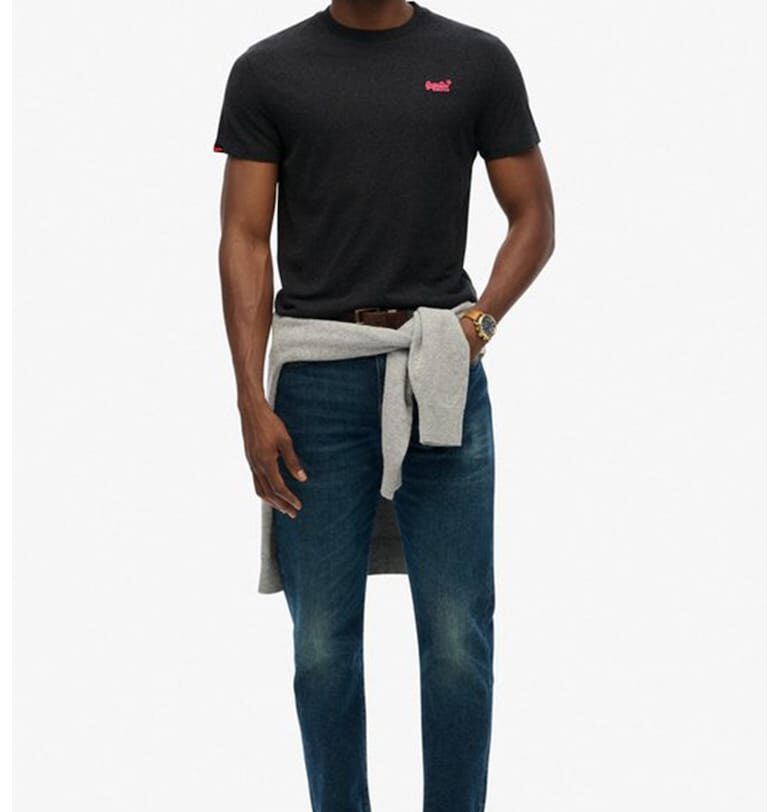 SUPERDRY - Памучна слим тениска Essential Superdry  Co
