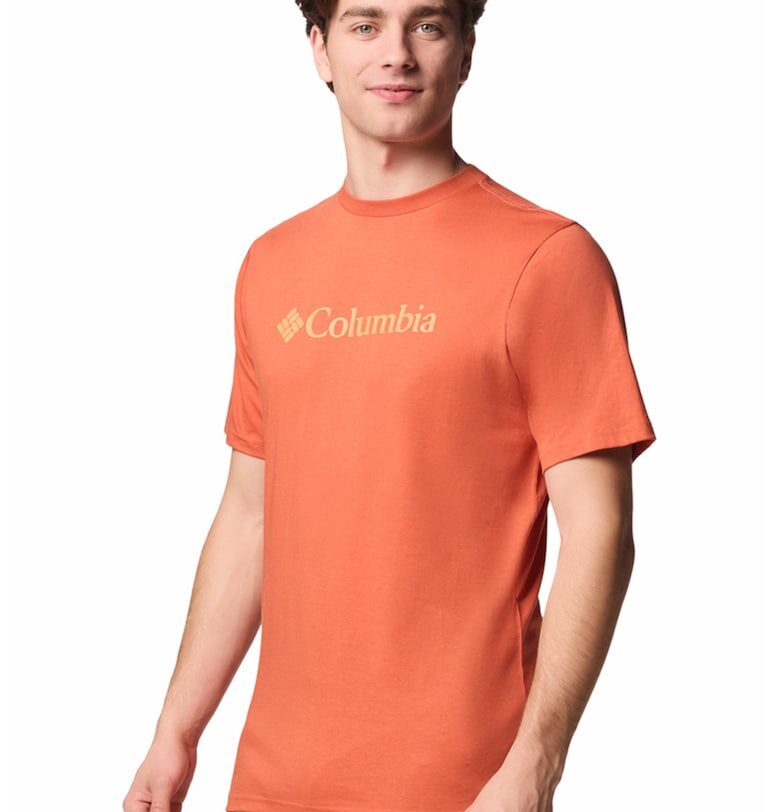 Памучна тениска CSC с овално деколте Columbia