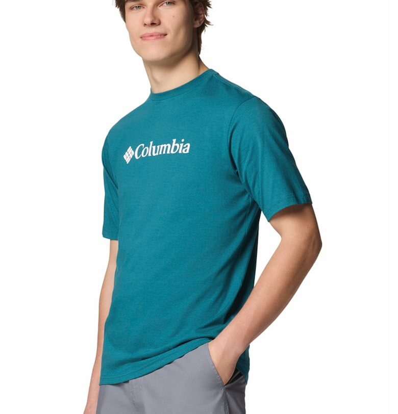 Памучна тениска CSC с овално деколте Columbia