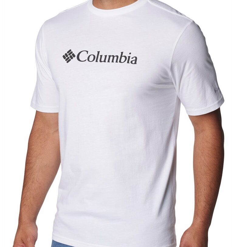 Памучна тениска CSC с овално деколте Columbia