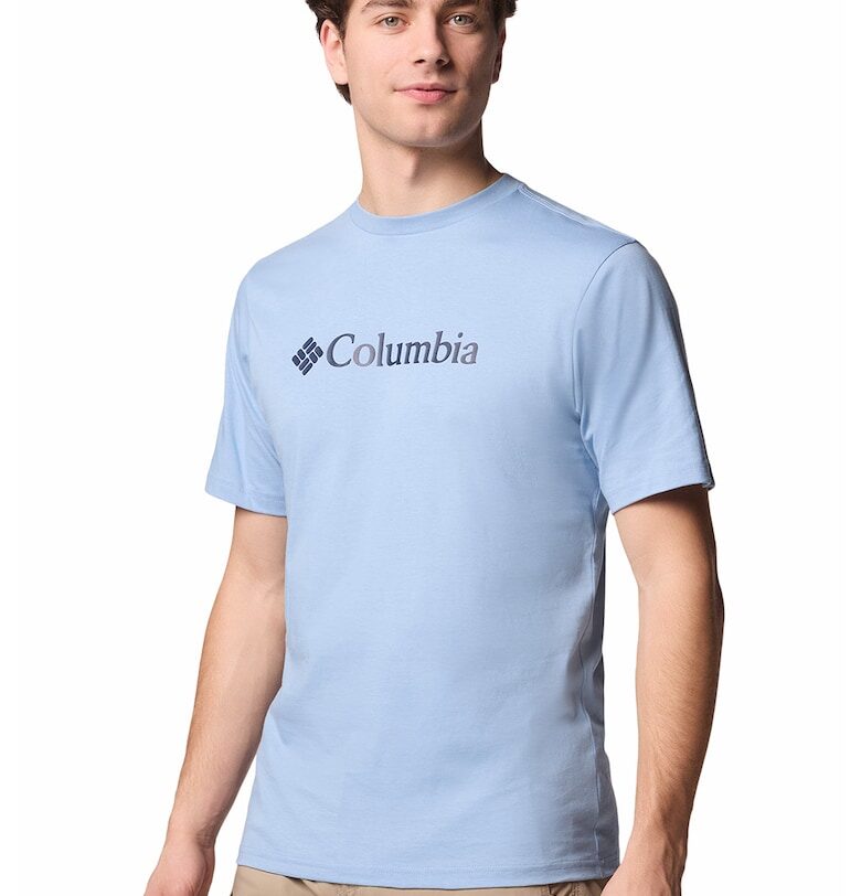 Памучна тениска CSC с овално деколте Columbia