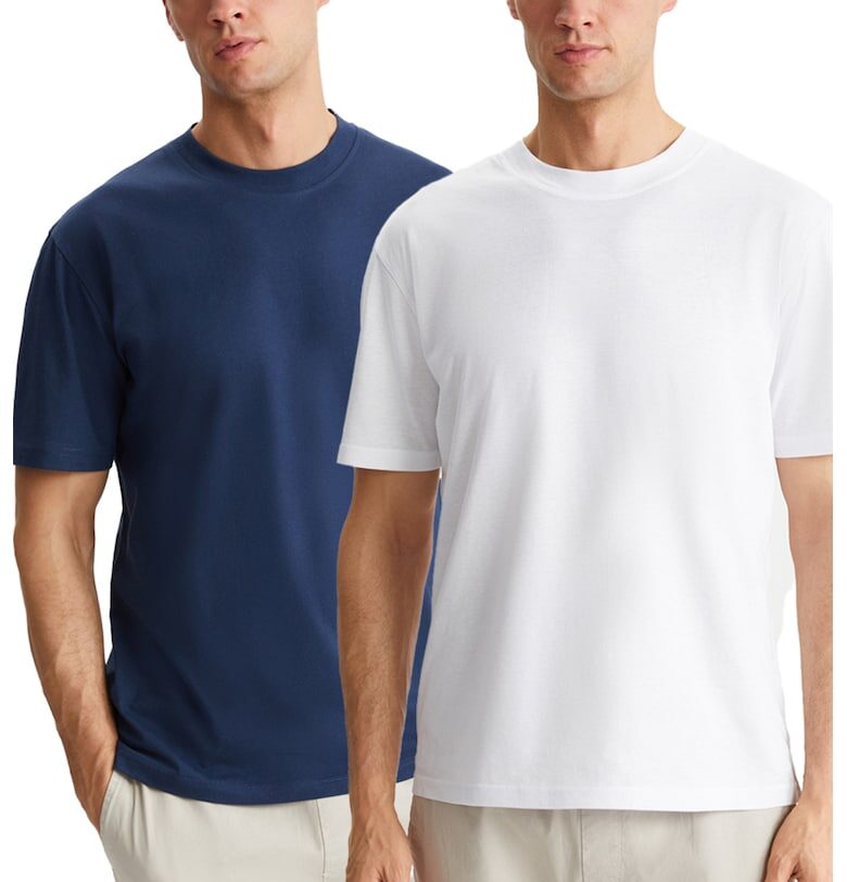 Памучна тениска Daxton - 2 броя GRIMELANGE