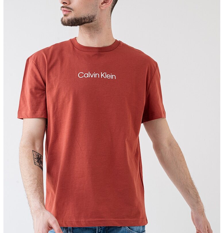 Памучна тениска Hero с лого CALVIN KLEIN