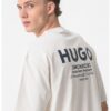 Памучна тениска Nalono с лого HUGO