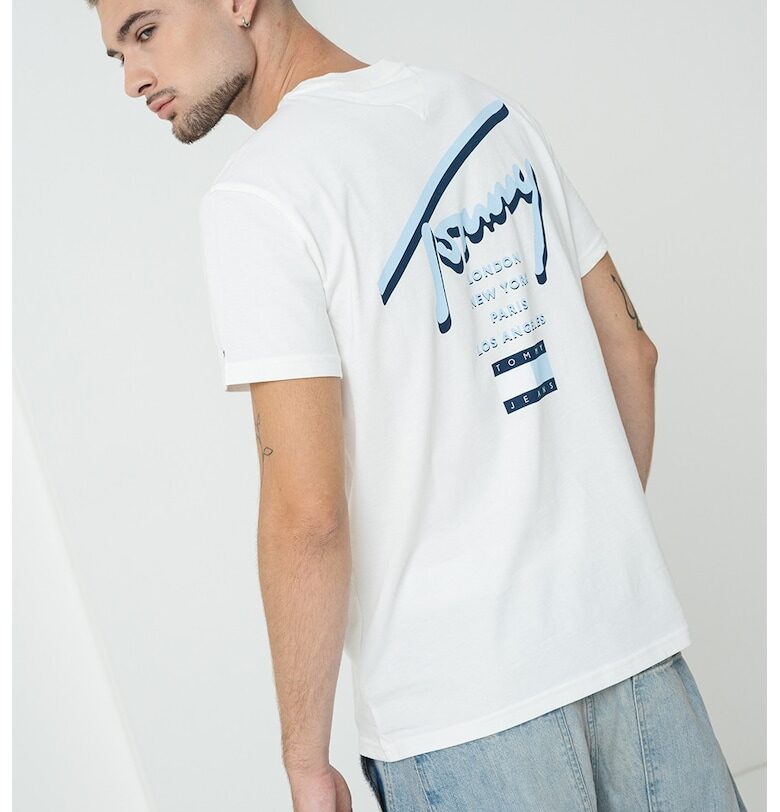 Памучна тениска Signature City Tommy Jeans