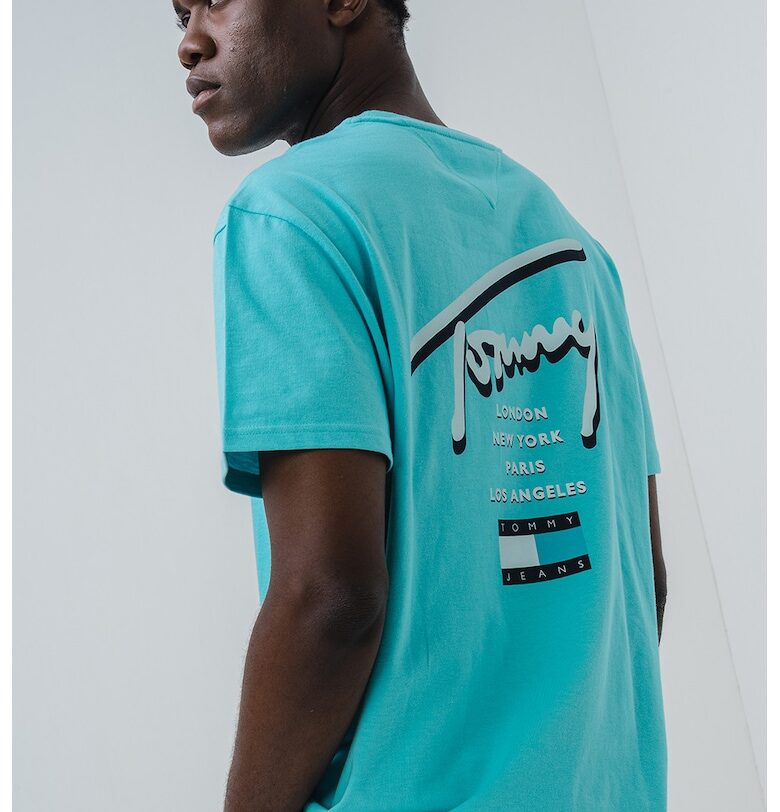 Памучна тениска Signature City Tommy Jeans