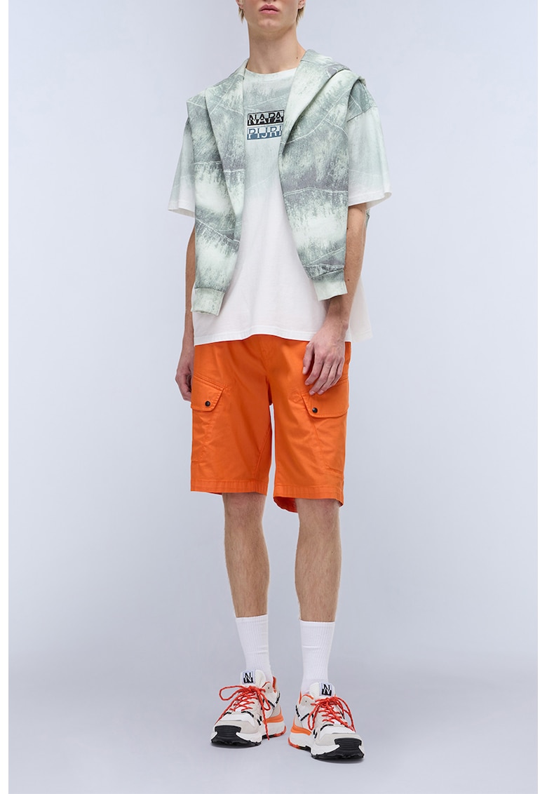 Памучна тениска Tora с принт Napapijri