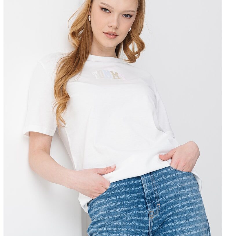 Памучна тениска Varsity Tommy Jeans