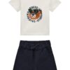 Памучна тениска и къс панталон - 2 части GUESS KIDS