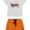 Памучна тениска и къс панталон - 2 части GUESS KIDS