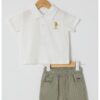Памучна тениска и къс панталон - 2 части US Polo Assn