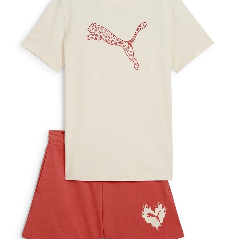 Памучна тениска и къс панталон Puma