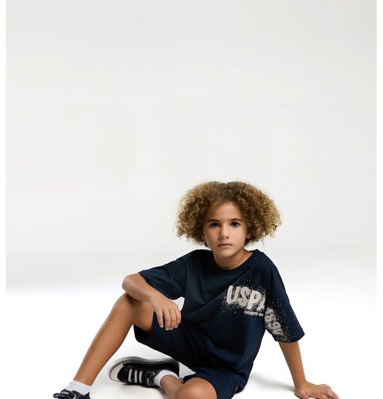 Памучна тениска и къс панталон US Polo Assn