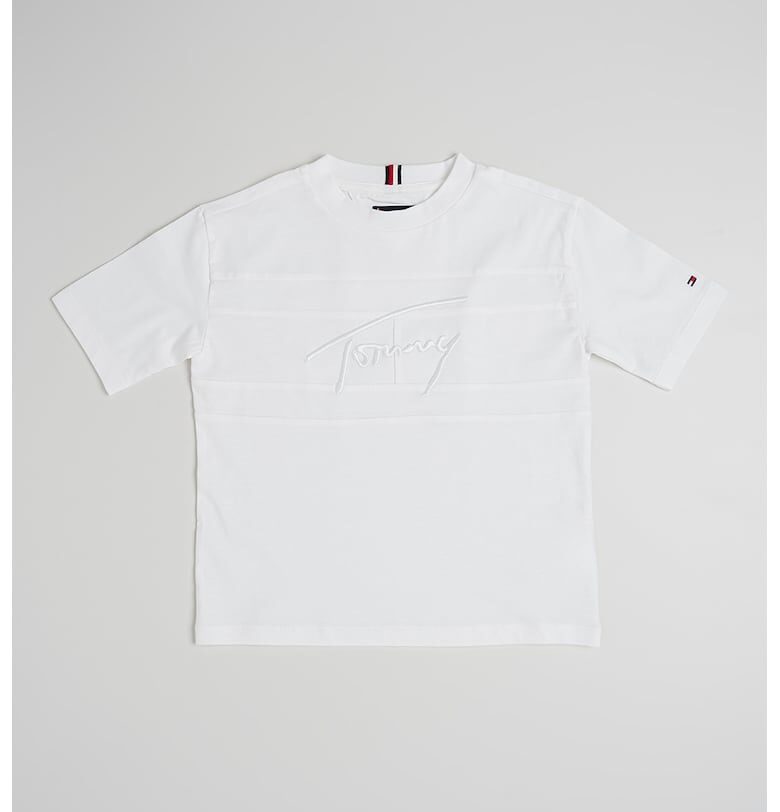 Памучна тениска с бродирано лого Tommy Hilfiger