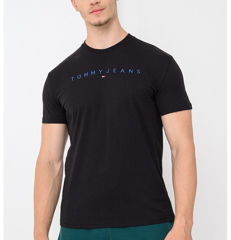 Памучна тениска с бродирано лого Tommy Jeans