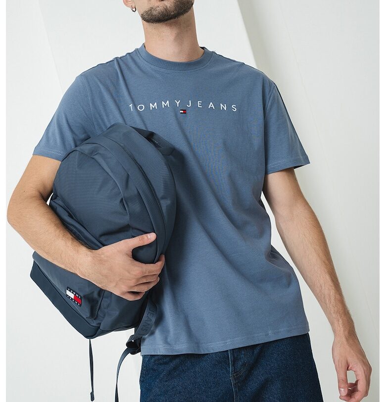 Памучна тениска с бродирано лого Tommy Jeans