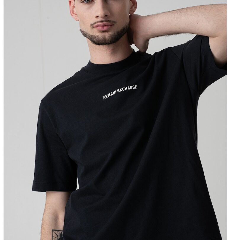 Памучна тениска с лого ARMANI EXCHANGE