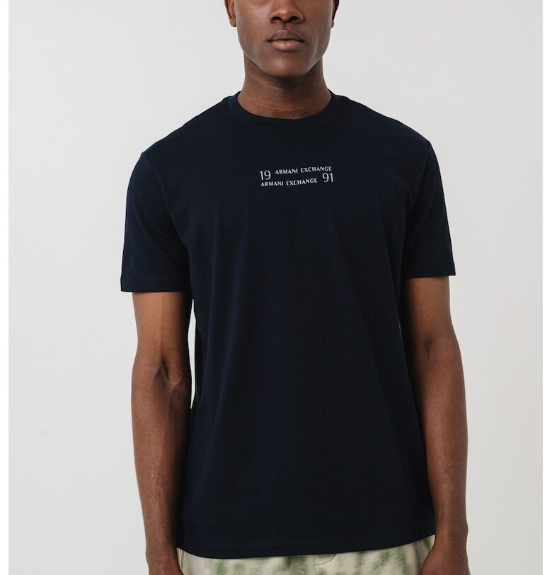 Памучна тениска с лого ARMANI EXCHANGE