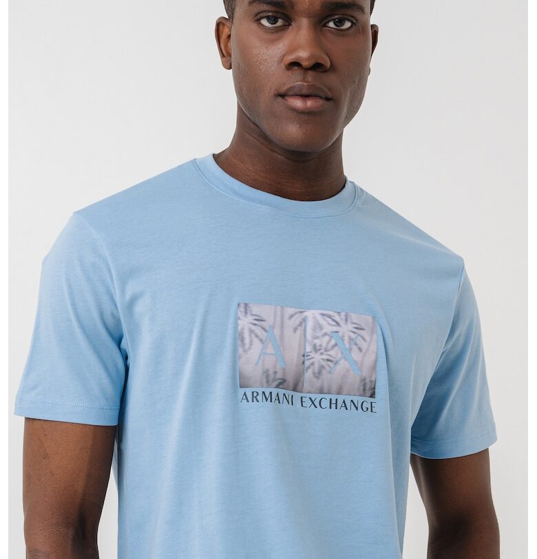 Памучна тениска с лого ARMANI EXCHANGE