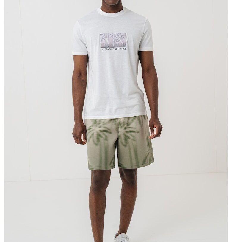 Памучна тениска с лого ARMANI EXCHANGE