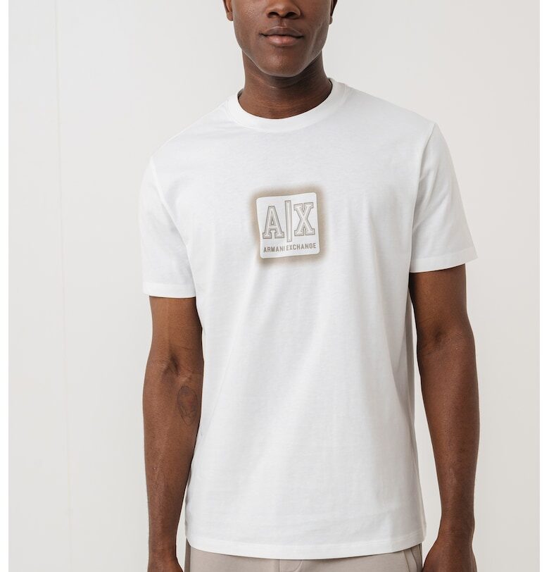 Памучна тениска с лого ARMANI EXCHANGE