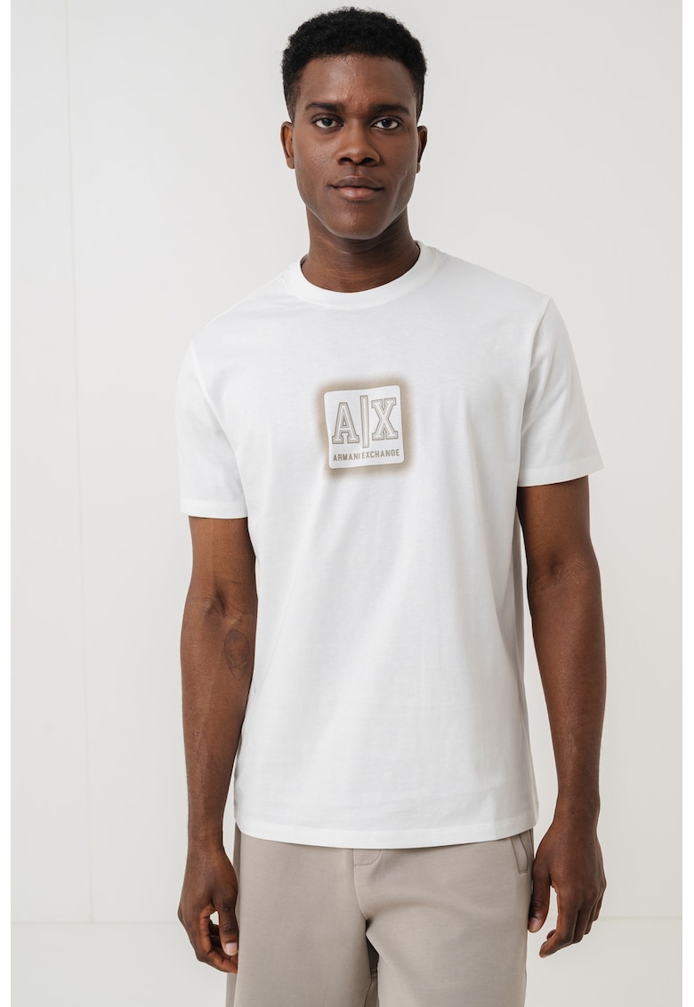Памучна тениска с лого ARMANI EXCHANGE