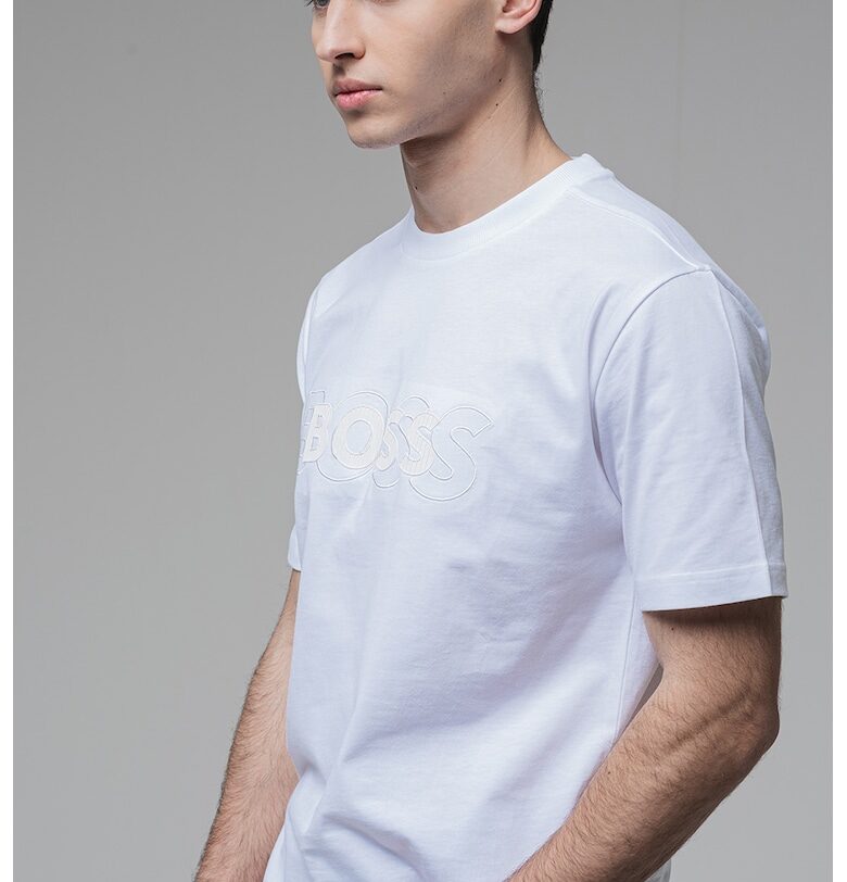 Памучна тениска с лого BOSS