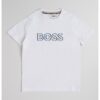 Памучна тениска с лого BOSS Kidswear